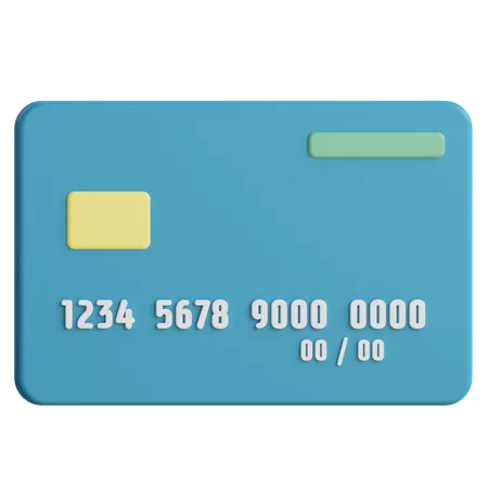 Debit Card  3D Icon