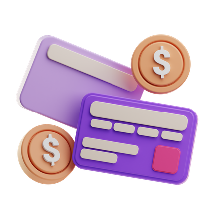 Debit Card  3D Icon