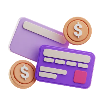 Debit Card  3D Icon