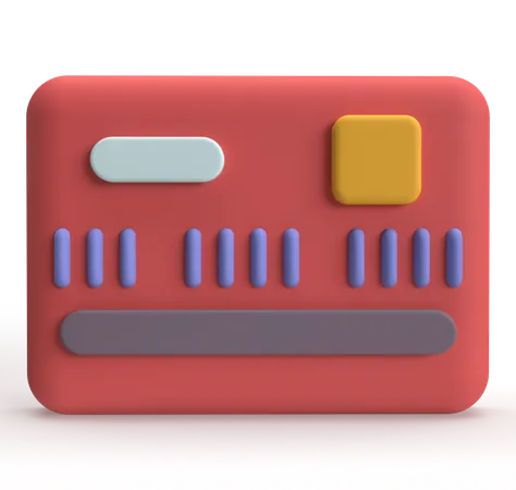 Debit Card  3D Icon