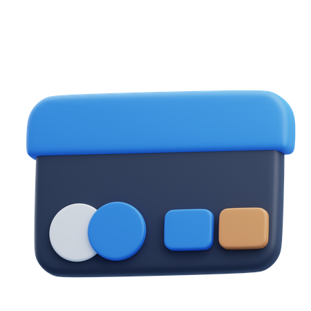 Debit Card  3D Icon