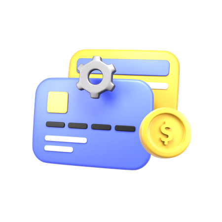 Debit card  3D Icon