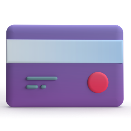 Debit Card  3D Icon