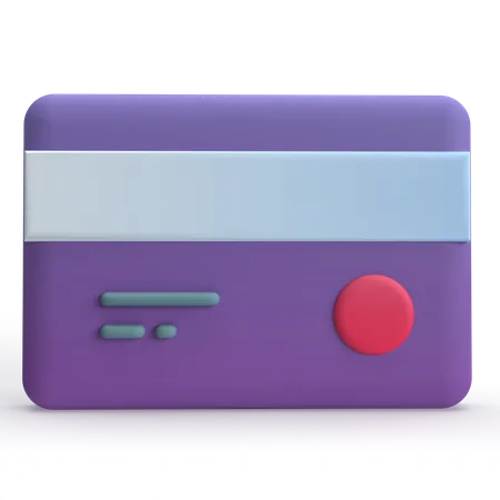 Debit Card  3D Icon