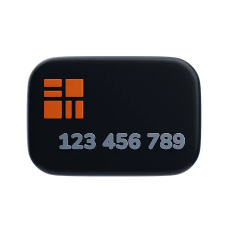 Debit Card  3D Icon