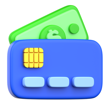 Debit Card  3D Icon