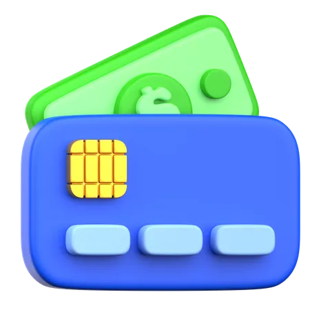 Debit Card  3D Icon