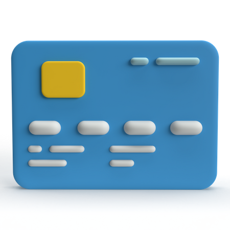 Debit Card  3D Icon