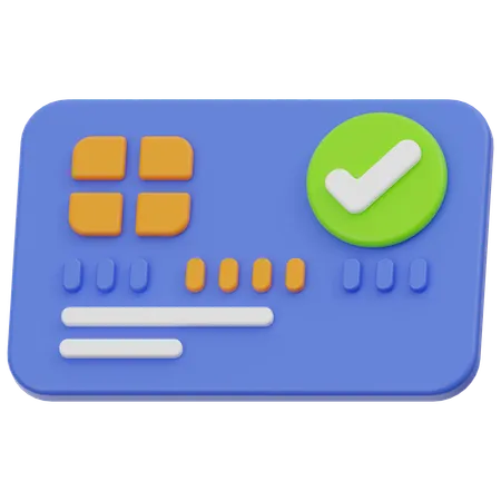 Debit Card  3D Icon