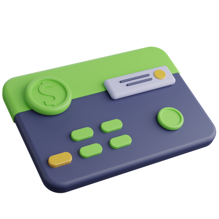 Debit Card  3D Icon