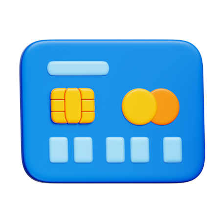 Debit Card  3D Icon