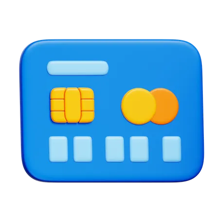 Debit Card  3D Icon