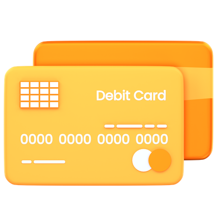 Debit card  3D Icon