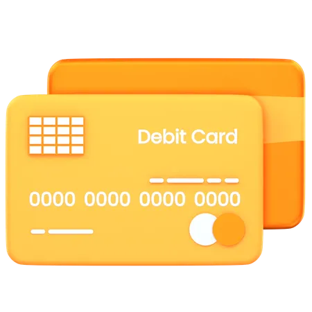 Debit card  3D Icon