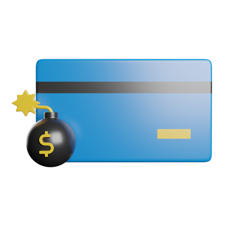 Debit card  3D Icon