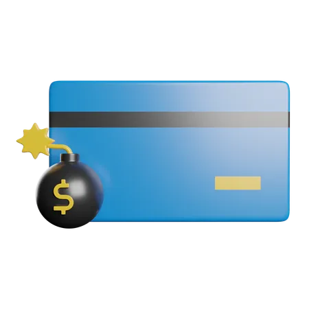 Debit card  3D Icon