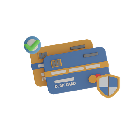 Debit Card  3D Icon