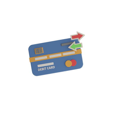 Debit Card  3D Icon