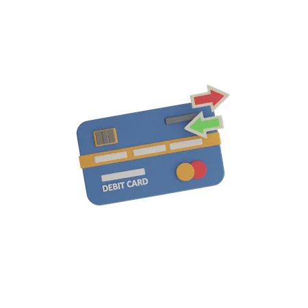 Debit Card  3D Icon