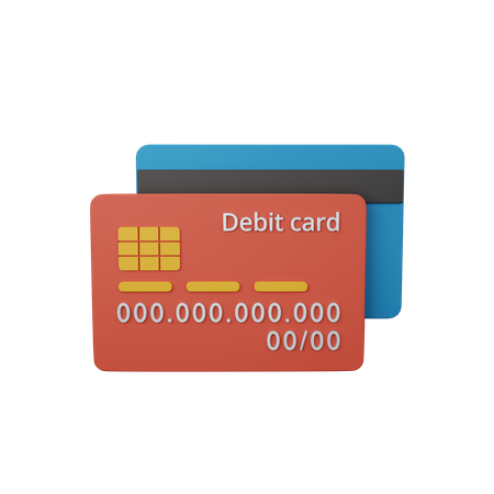 Debit Card  3D Icon