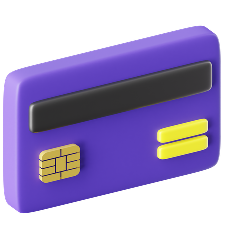 Debit Card  3D Icon
