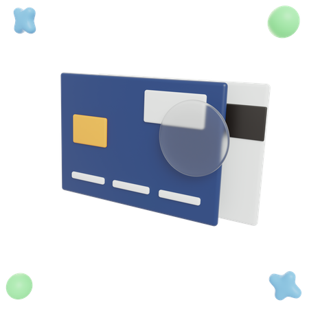 Debit Card  3D Illustration