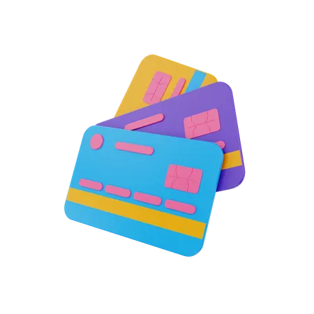 Debit Card  3D Illustration