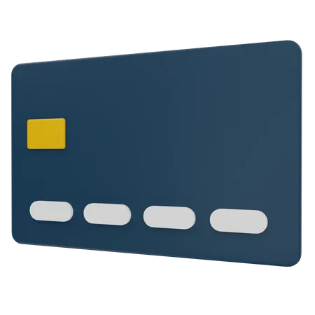 Debit Card  3D Illustration