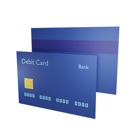 Debit Card  3D Illustration