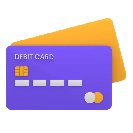 Debit Card  3D Illustration