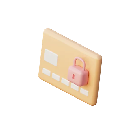 Debit Card  3D Illustration