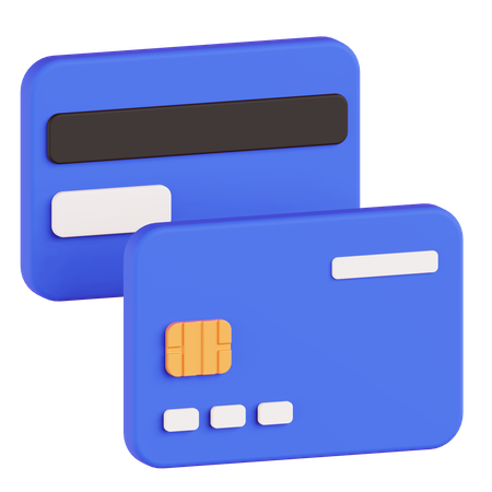 Debit Card  3D Illustration