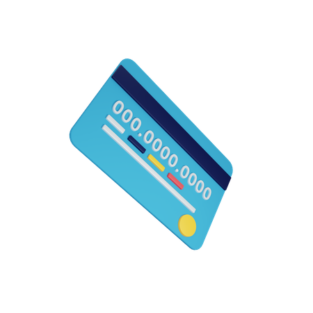 Debit Card  3D Illustration