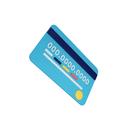 Debit Card  3D Illustration