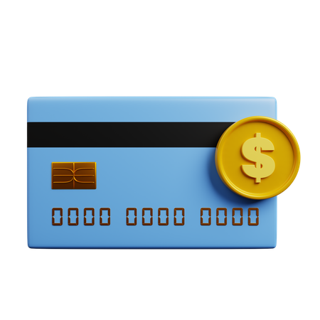 Debit Card  3D Illustration