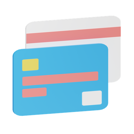 Debit Card  3D Illustration