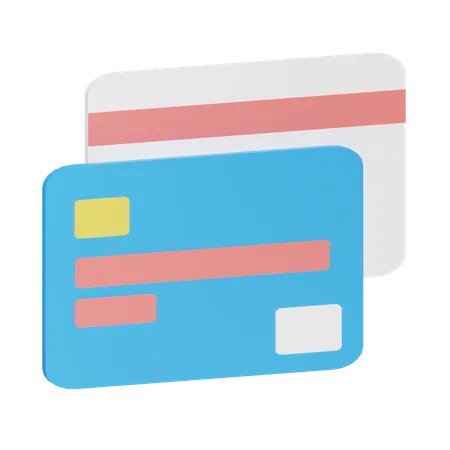 Debit Card  3D Illustration