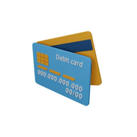 Debit card  3D Icon