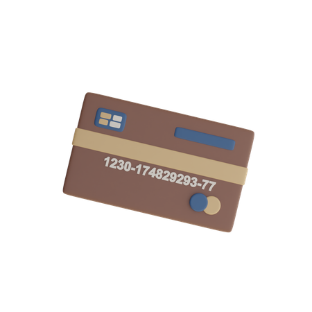 Debit Card Payment  3D Icon