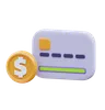 Debit Card with Coin