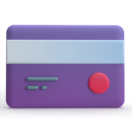 Debitkarte  3D Icon