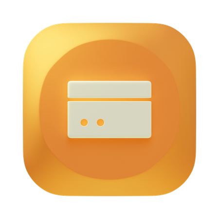 Debitkarte  3D Icon