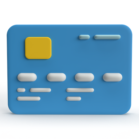 Debitkarte  3D Icon