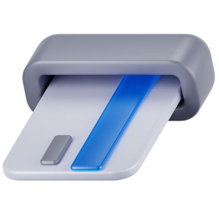 Debitkarte raus  3D Icon