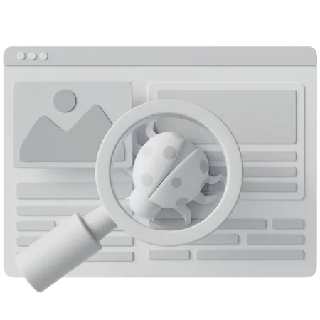 Débogage  3D Icon