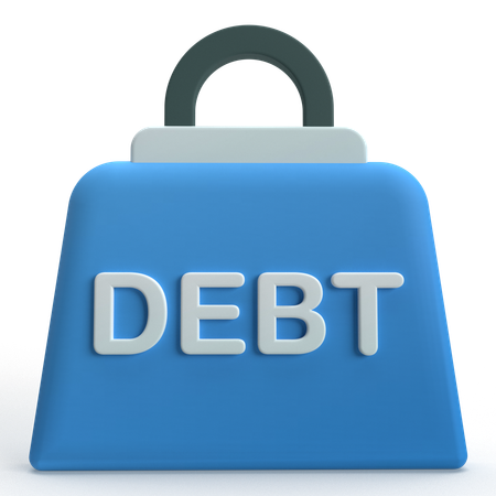 Debt  3D Icon