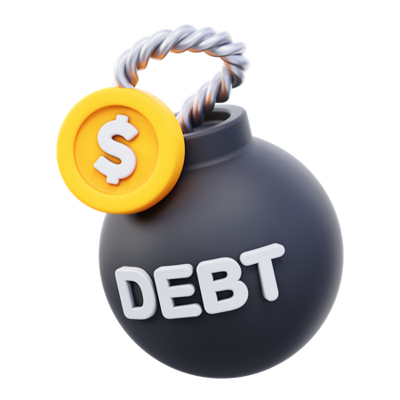 Debt  3D Icon