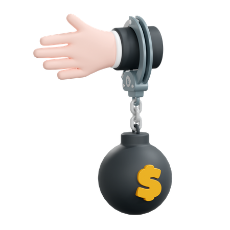 Debt  3D Icon