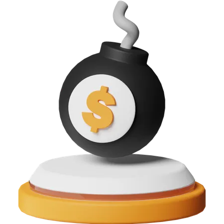 Debt  3D Icon