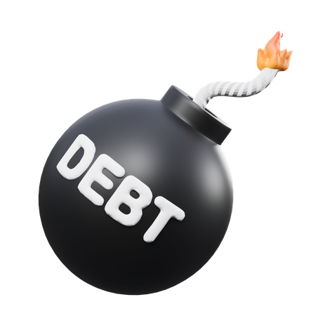 Debt  3D Icon